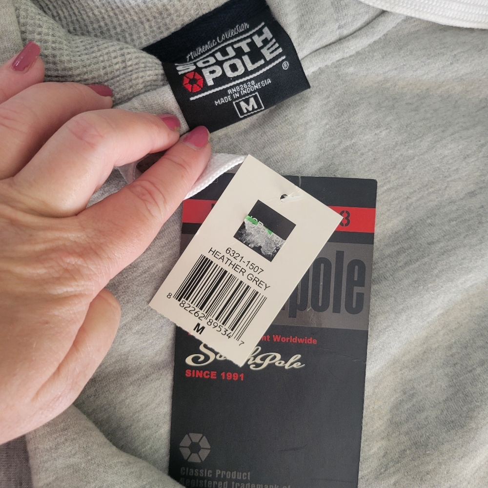 Mens Southpole Medium Grey Hoodie